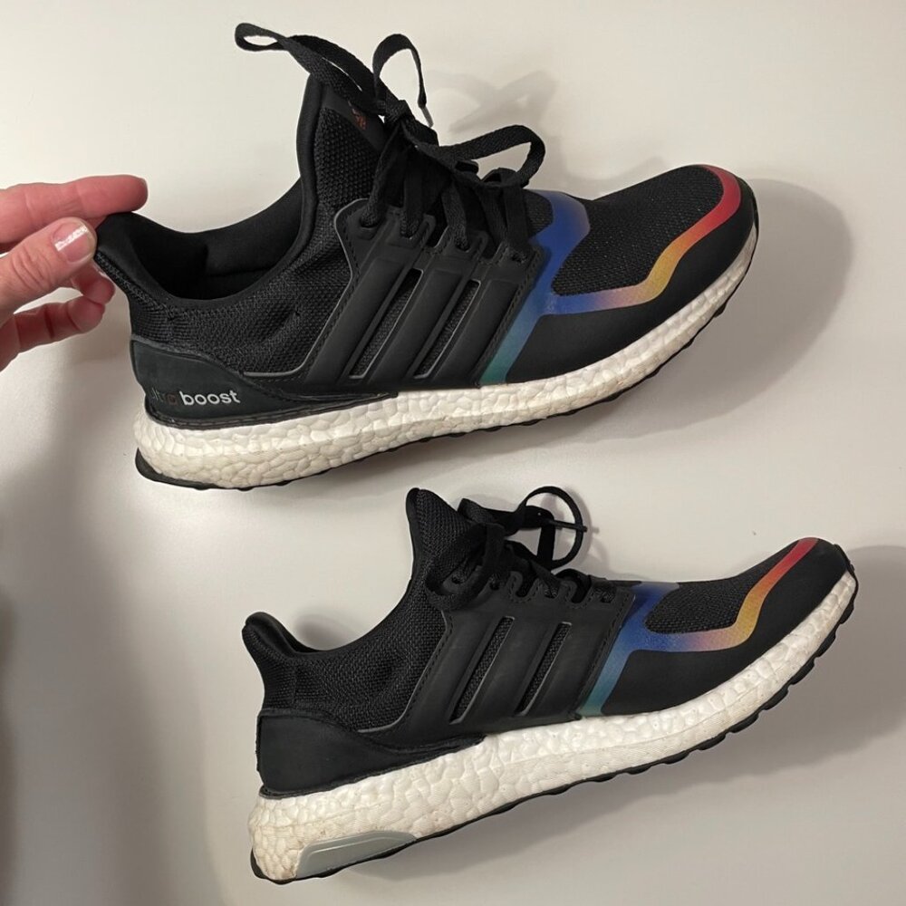 Adidas Rainbow Ultraboost Sneakers- womens 8.5
